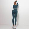 Komplet sportowy legginsy bezszwowe + top