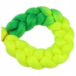 Włosy syntetyczne warkoczyki dredy ombre