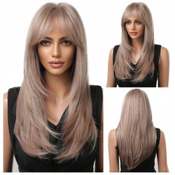 Peruka długa blond platyna prosta