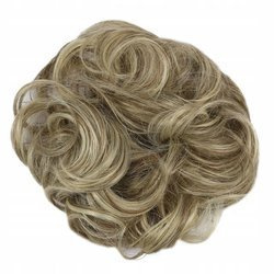 Doczepiany kok na gumce treska gęste włosy