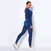 Komplet zestaw sportowy legginsy bezszwowe + top 