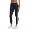 Czarne legginsy sportowe z lampasami