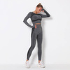 Komplet sportowy legginsy bezszwowe + top 