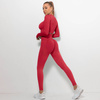 Komplet sportowy legginsy bezszwowe + top