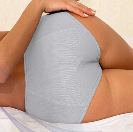 Majtki menstruacyjne szare nieprzeciekające 