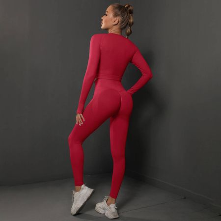 Legginsy sportowe wysoki stan fitness 