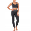 Komplet zestaw sportowy legginsy bezszwowe + top 