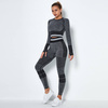 Komplet zestaw sportowy legginsy bezszwowe + top 