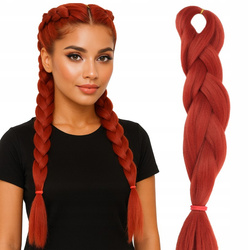 Włosy syntetyczne kolorowe dredy warkocze ombre