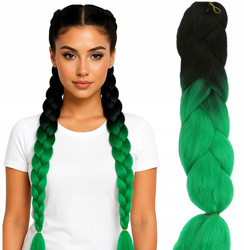 Włosy syntetyczne warkoczyki dredy ombre