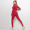 Komplet sportowy legginsy bezszwowe + top