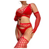 Bodystocking z dużymi oczkami 