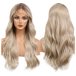 Peruka blond falowana lace front