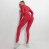 Komplet sportowy legginsy bezszwowe + top