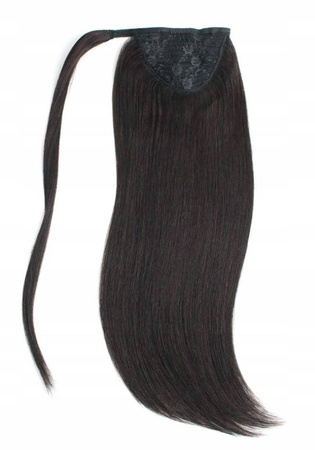 Doczepiany kucyk kitka proste naturalne włosy 40 cm