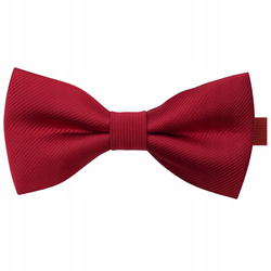 Muszka dziecięca prążkowana -  bordowa