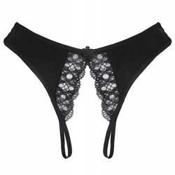 Stringi paseczki majtki z rozcięciem koronka