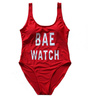 Strój kąpielowy czerwony bae watch 