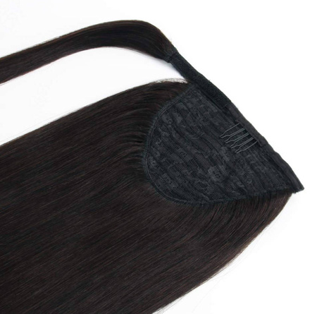 Doczepiany kucyk kitka proste naturalne włosy 40 cm