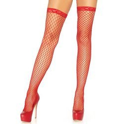 Kabaretki siateczka pończochy (czerwone)