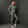 Komplet zestaw sportowy legginsy + top 