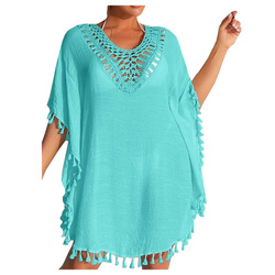 Pareo plażowe sukienka boho frędzle