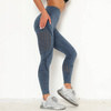 Legginsy sportowe siłownia fitness wysoki stan PUSHUP M