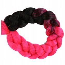 Włosy syntetyczne kolorowe dredy warkocze ombre