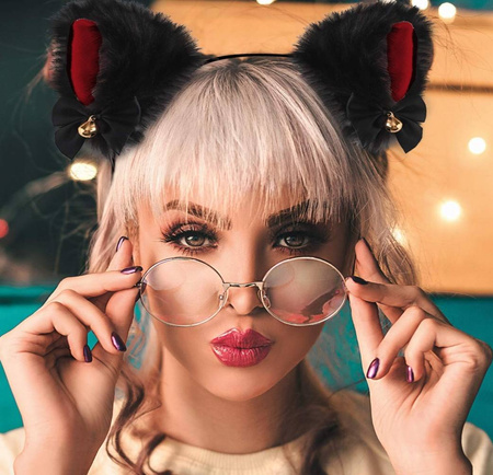 Opaska do włosów kocie uszka cosplay