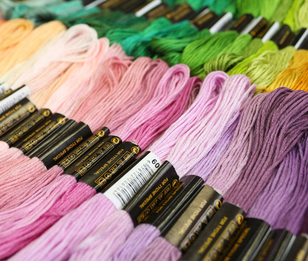 Mulina do haftowania kolorowa 200 szt