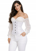 Gorset modelujący talię underbust - biały