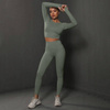 Komplet zestaw sportowy legginsy + top 