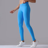 Legginsy sportowe z wysoki stanem i  marszczeniami
