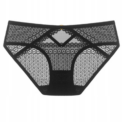 Figi damskie paseczki majtki z koronką