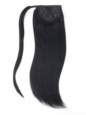 Doczepiany kucyk kitka proste naturalne włosy 50 cm