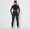Komplet zestaw sportowy legginsy bezszwowe + top 