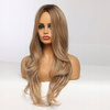Peruka długa ombre ciemny blond fale