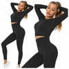 Komplet zestaw sportowy legginsy + top 