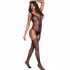 Bodystocking czarne kombinezon
