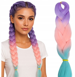 Włosy syntetyczne warkoczyki dredy ombre