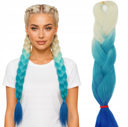 Włosy syntetyczne warkoczyki dredy ombre