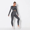Komplet sportowy legginsy bezszwowe + top 