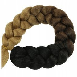 Włosy syntetyczne warkoczyki dredy ombre