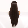 Peruka lace front długa brąz prosta