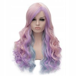 Peruka cosplay falowana anime długa