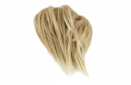 Doczepiany kok na gumce treska gęste włosy