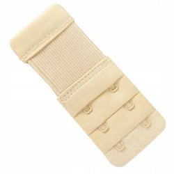 Przedłużenie do biustonosza haftka 2x3 gumka beżowy