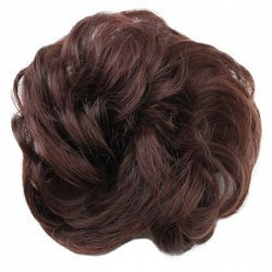 Doczepiany kok na gumce treska gęste włosy