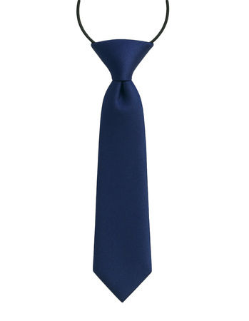 Krawat dziecięcy na gumce - granatowy