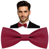 Elegancka muszka męska - BORDOWY